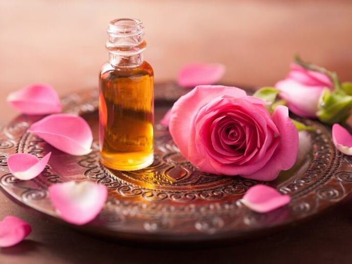 Rose oil can be especially helpful in rejuvenating skin cells. 
